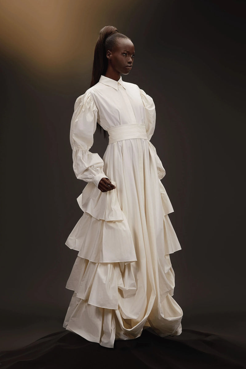 Ruffled shirt dress Ruffled shirt dress